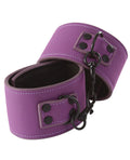 Lust Bondage Lust Bondage Wrist Cuffs - Purple - Image 2