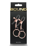 Bound Bound C2 Nipple Clamps - Rose Gold