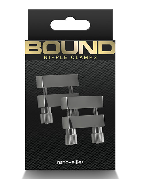 Bound Bound V1 Nipple Clamps - Gunmetal