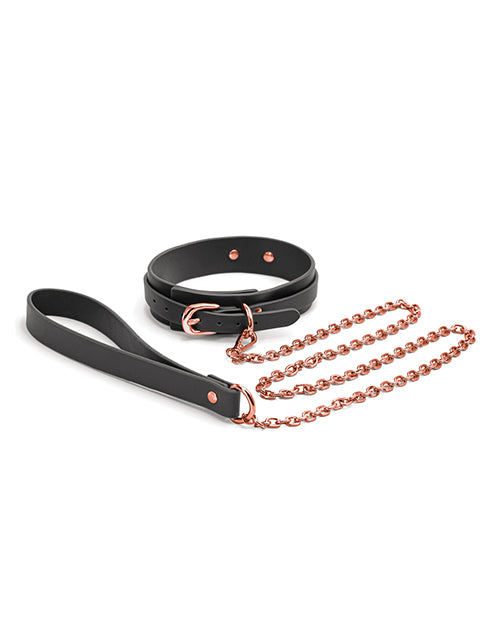 Bondage Couture Bondage Couture Collar & Leash - Black