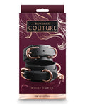 Bondage Couture Bondage Couture Wrist Cuffs - Black