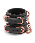 Bondage Couture Bondage Couture Wrist Cuffs - Black - Image 2