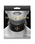 Fetish &amp; Fashion Fetish & Fashion Lilith Collar - Black - Image 2
