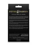 Fetish &amp; Fashion Fetish & Fashion Eyes & Mouth Hood - Black - Image 3