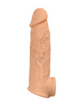 Natural Realskin Natural Realskin Vibrating Penis Xtender - White - Image 2