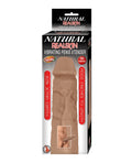 Natural Realskin Natural Realskin Vibrating Penis Xtender - Brown
