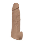 Natural Realskin Natural Realskin Vibrating Penis Xtender - Brown - Image 2