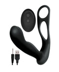 Butts Up Butts Up Prostate Massager w/Scrotum & Cockring - Black - Image 4