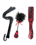 Nasstoys Lovers Kits Whip, Tickle & Paddle - Image 3