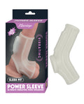 Nasstoys Vibrating Power Sleeve Sleek Fit - White