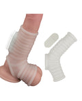 Nasstoys Vibrating Power Sleeve Ribbed Fit - White - Image 4
