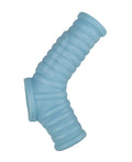 Nasstoys Vibrating Power Sleeve Ribbed Fit - Blue - Image 2