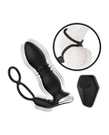 Ass-sation Ass-station Remote Prostate Power Plug w/Cock & Ball Ring - Black - Image 4