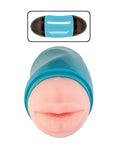Nasstoys Delite Two Ways Mouth & Ass Masturbator - White - Image 3