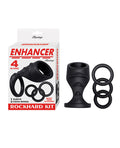 Nasstoys Enhancer Rockhard 4 In One Kit - Black - Image 4