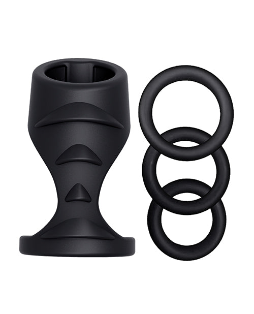 Nasstoys Enhancer Rockhard 4 In One Kit - Black