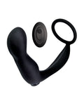 Ass-sation Ass-station Contoured Anal Plug w/Remote - Black - Image 2