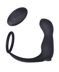 Ass-sation Ass-station Contoured Anal Plug w/Remote - Black - Image 3