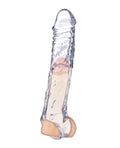 Nasstoys Magic Penis Extender & Ball Strap 7.5" - Clear - Image 3