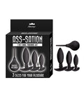 Ass-sation Ass-sation 3-in-1 Training Kit Douche Included - Black - Image 4