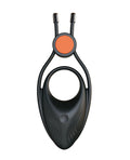 Nasstoys Cockpower Vibrating Ring w/Adjustable Cock Tie - Black - Image 3