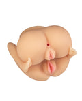 Nasstoys 2 Girls and 3 Holes Self Lubricating Masturbator - White - Image 2