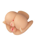 Nasstoys 2 Girls and 3 Holes Self Lubricating Masturbator - White - Image 3