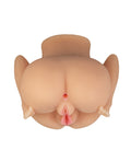 Nasstoys 2 Girls and 3 Holes Self Lubricating Masturbator - White - Image 4