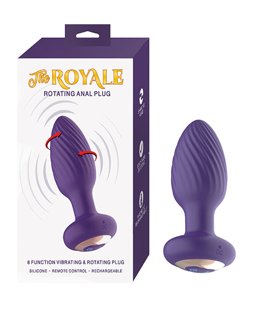 Nasstoys The Royale Rotating Anal Plug - Purple