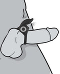 Nasstoys Enhancer Vibrating Rabbit C-Ring - Black - Image 5