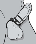 Nasstoys Enhancer Quad Cock Ring - Black - Image 4