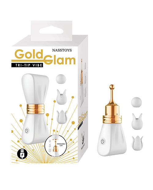 Nasstoys Gold Glam Tri-Tip Vibe - White