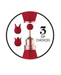 Nasstoys Gold Glam Tri-Tip Vibe - Red - Image 3