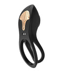 Nasstoys Gold Glam Cock Ring - Black - Image 2