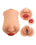 Not Regular Toys Nasstoys Always Horny Masturbator Double Sided Stroker - Ivory - Image 4