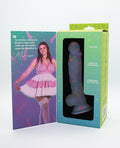 Like A Kitten Natalie's Toy Box Cock-A-Palooza Confetti Silicone Suction Dildo - Image 5