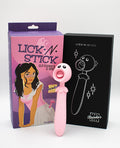 Like A Kitten Natalie's Toy Box Lick n' Stick Clit Flicker & G-Spot Vibe - Pink - Image 4
