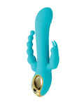 Like A Kitten Natalie's Toy Box Mighty Magic Clit, G-Spot & Anal Vibrator - Aqua - Image 5