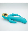 Like A Kitten Natalie's Toy Box Mighty Magic Clit, G-Spot & Anal Vibrator - Aqua - Image 2