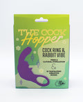 Like A Kitten Natalie's Toy Box The Cock Hopper Cock Ring & Bullet Vibrator - Purple - Image 5