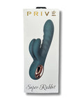 Prive PRIVE Super Rabbit Vibrator - Teal - Image 4