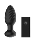 Nexus Nexus Tornado Rotating & Vibrating Medium Butt Plug w/Remote - Black - Image 4