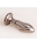 Cristal Cristal Black Opal Anal Glass Dildo Vibe - Gun Metal - Image 2