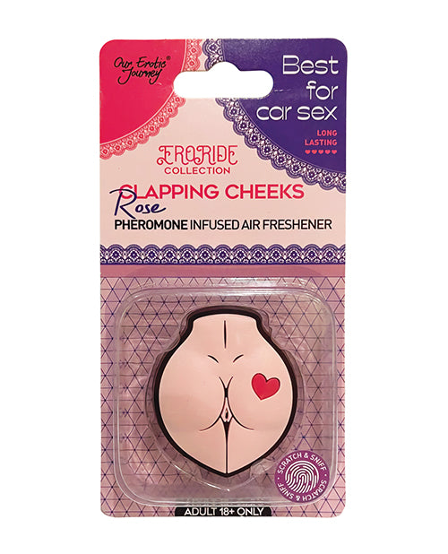 EroRide EroRide Clapping Cheeks Pheromone Infused Air Freshener - Rose