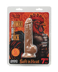 Power of Cock Power of Cock 7" Dildo - Dark Tan - Image 2