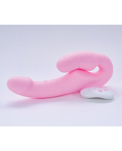 Not Regular Toys Sublime Togetherness Silicone Strapless Strap On w/Remote Control - Pink
