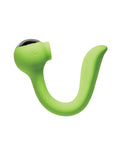 Space Space Lunar Licker Bendable Clitoral & G-Spot Vibe - Neon Green - Image 2