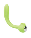 Space Space Lunar Licker Bendable Clitoral & G-Spot Vibe - Neon Green - Image 3