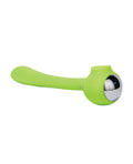 Space Space Lunar Licker Bendable Clitoral & G-Spot Vibe - Neon Green - Image 4
