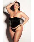 Fetish by Oh la la Cheri FETISH Rider Vinyl Bustier w/Front Zipper & Panty Black 2X - Image 2